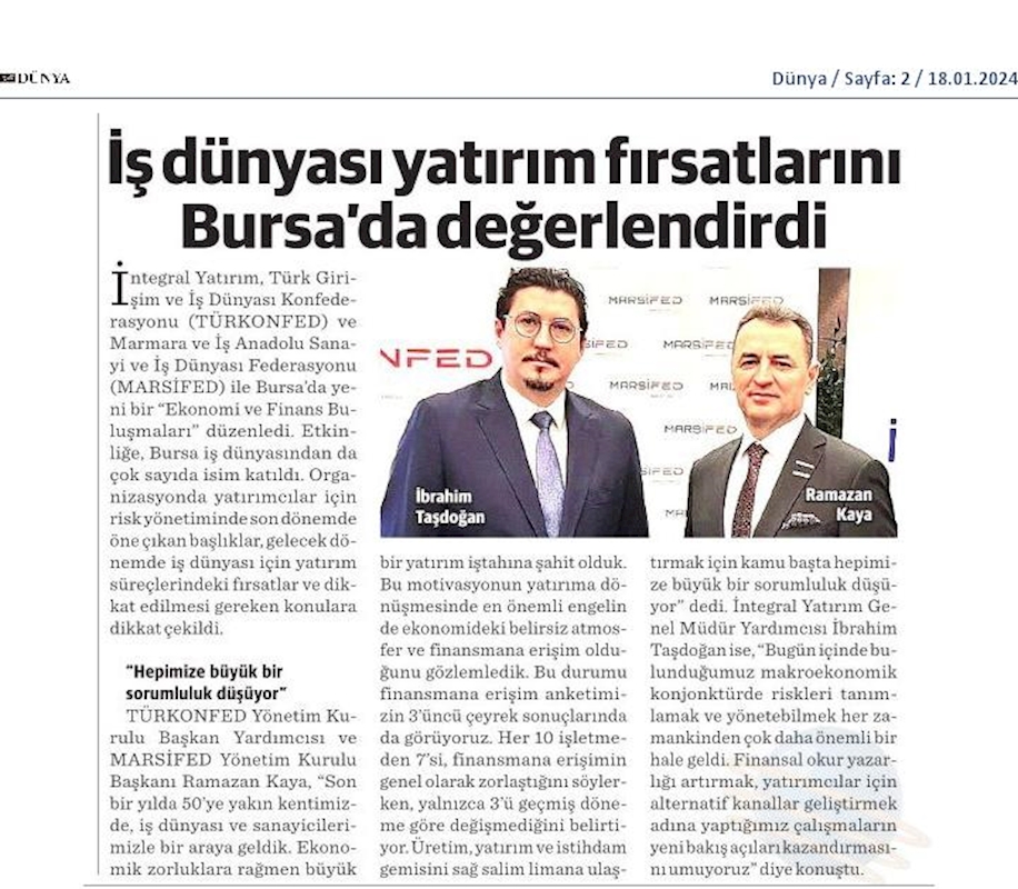 Ekonomi Ve Finans Buluşmalari 16 Ocak 2024 Bursa - 9
