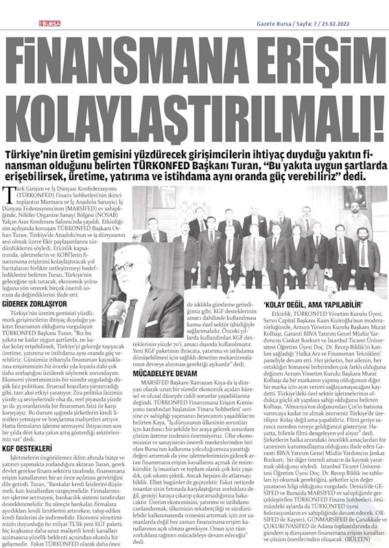 Finans Sohbetleri 21 Subat 2022 Bursa - 4