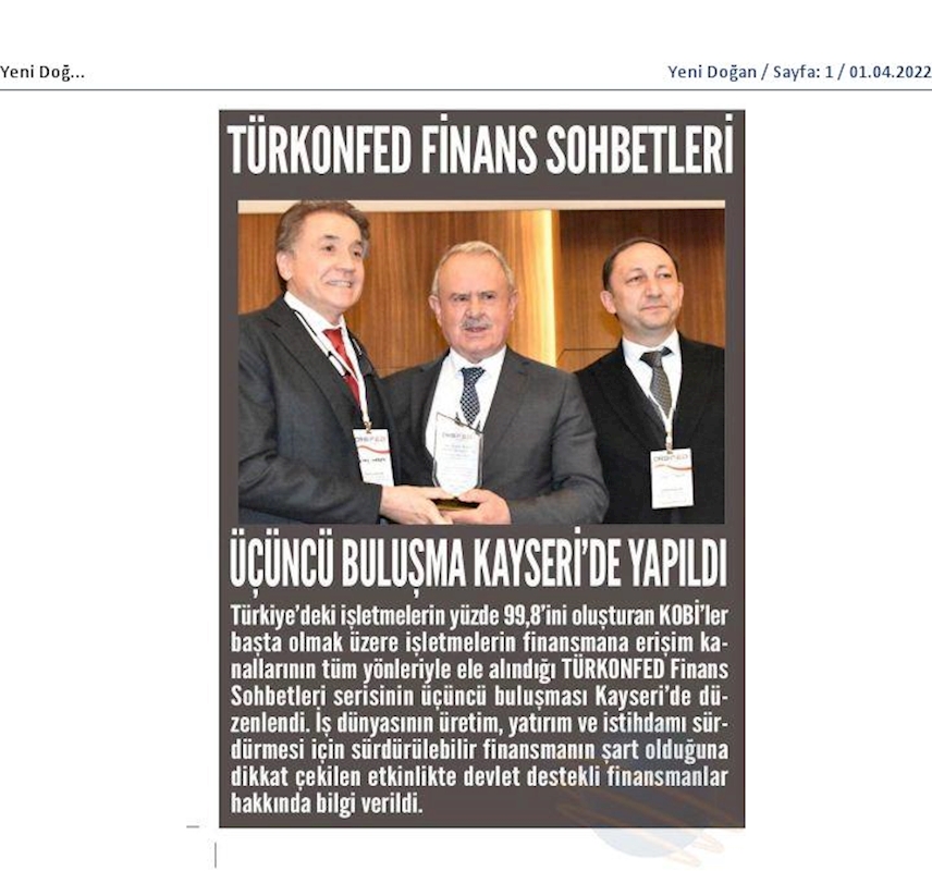 Finans Sohbetleri 30 Mart 2022 Kayseri - 2
