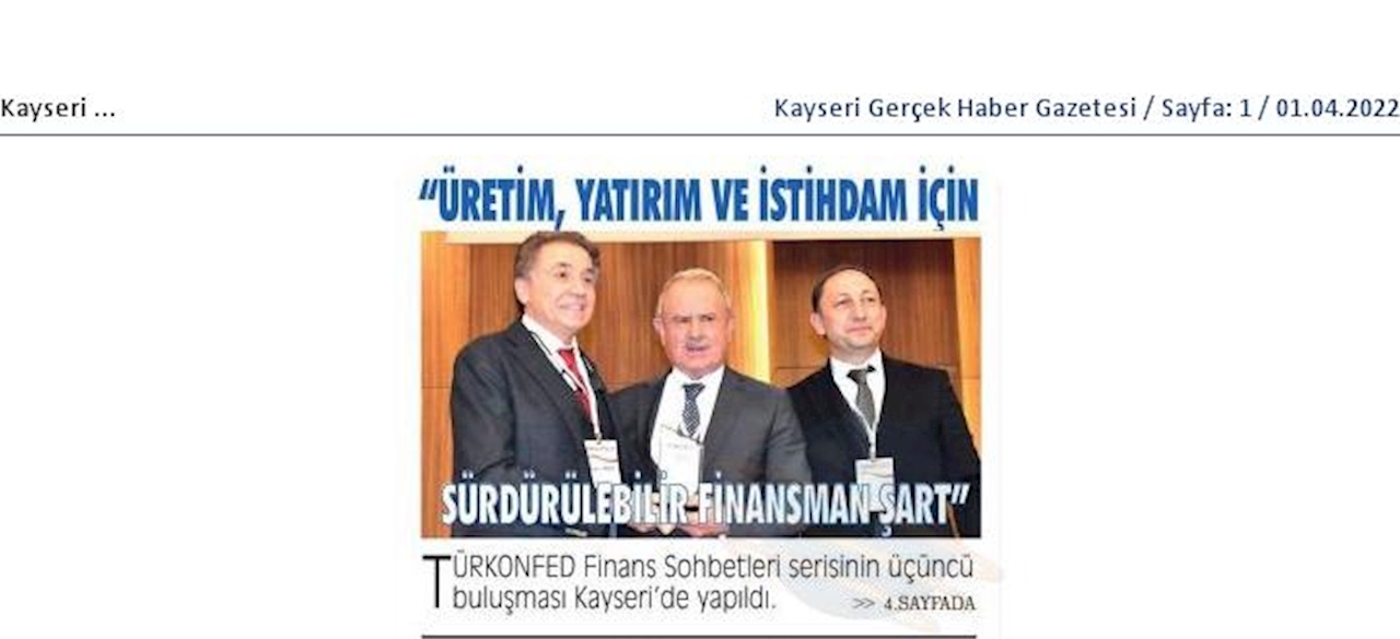 Finans Sohbetleri 30 Mart 2022 Kayseri - 5