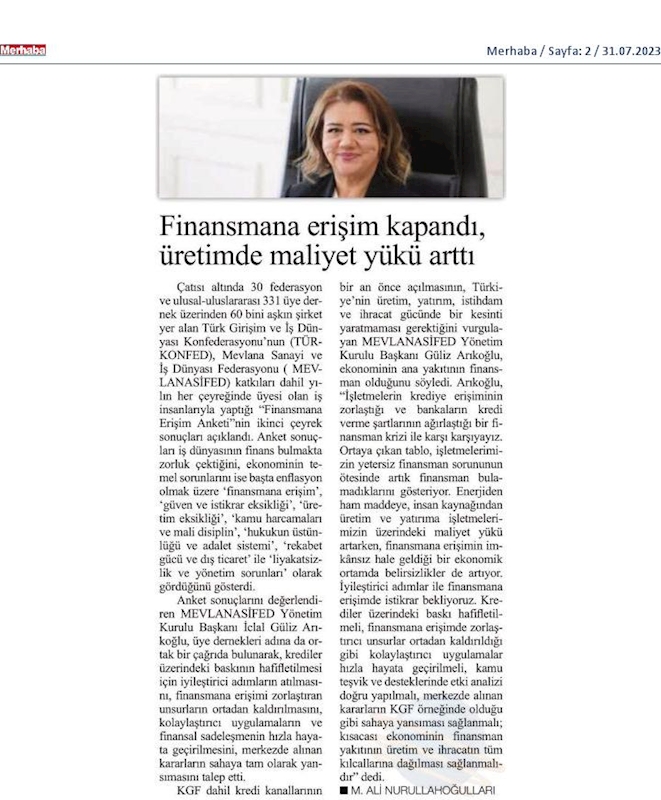 Finansmana Erisim Anketi Basin Aciklamasi 28072023 - 9