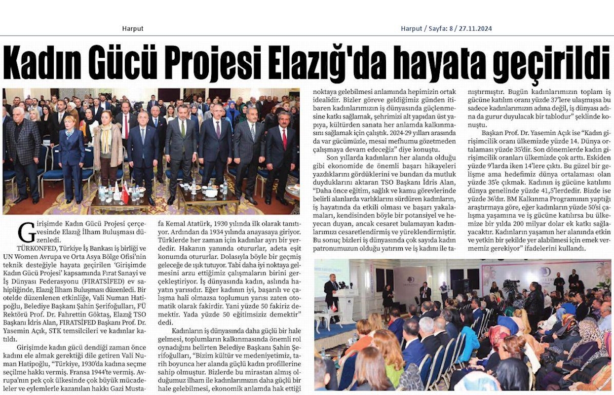 Girişimde Kadin Gucu 20 Kasim 2024 Elazig - 5