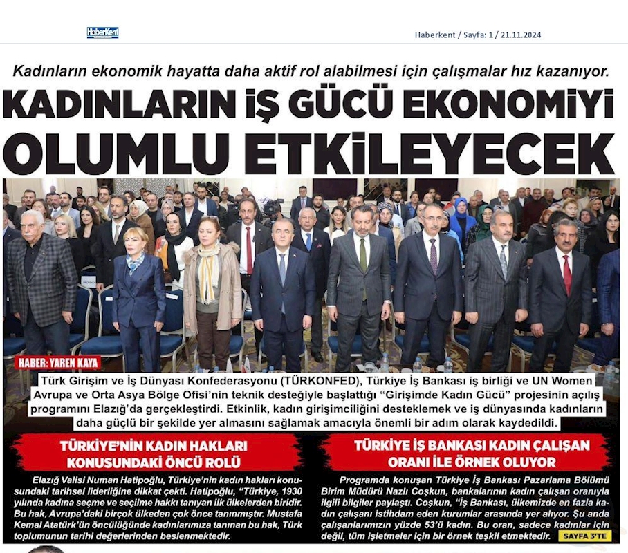 Girişimde Kadin Gucu 20 Kasim 2024 Elazig - 6