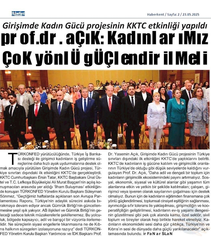 Girişimde Kadin Gucu 21 Mayis 2025 Kktc - 9
