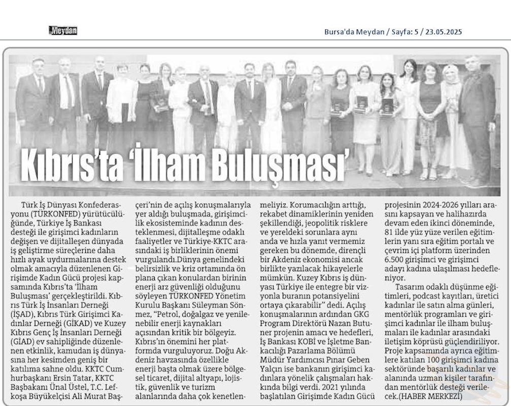 Girişimde Kadin Gucu 21 Mayis 2025 Kktc - 10
