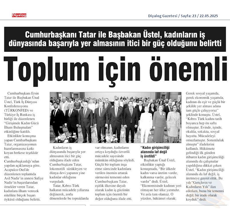Girişimde Kadin Gucu 21 Mayis 2025 Kktc - 11