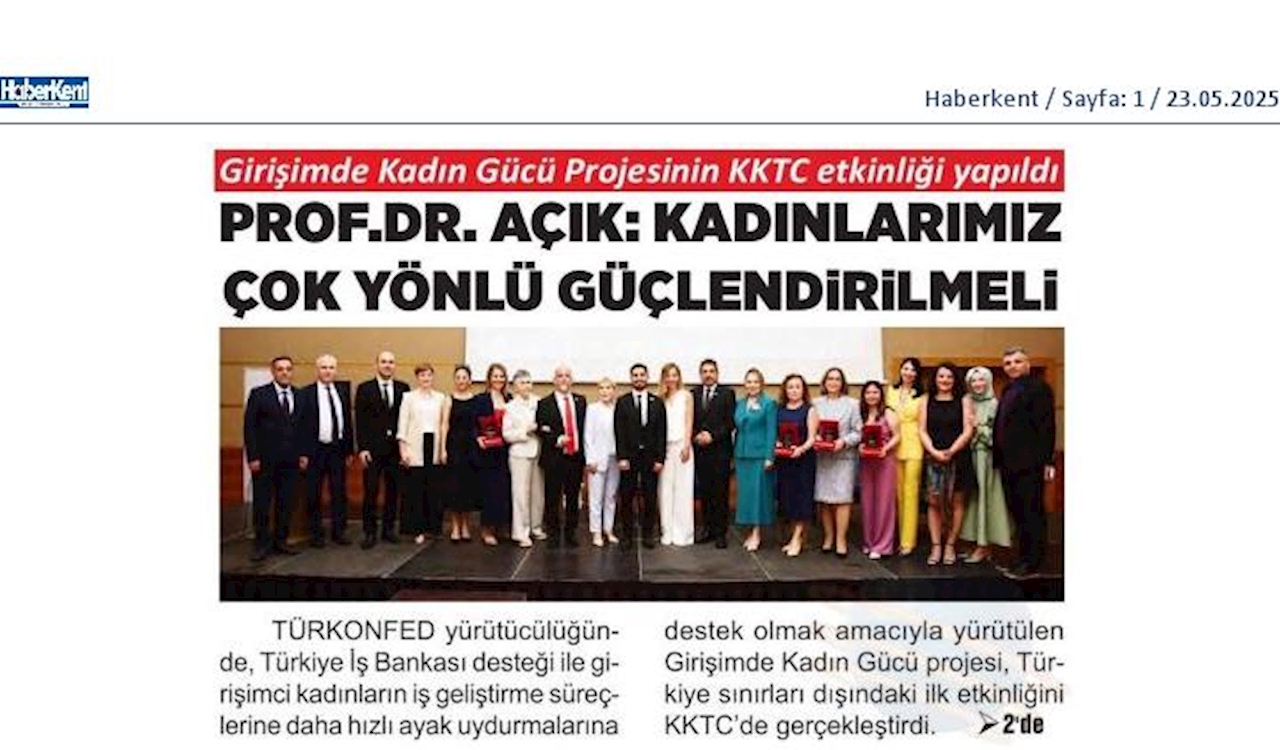 Girişimde Kadin Gucu 21 Mayis 2025 Kktc - 17