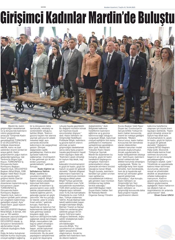 Girişimde Kadin Gucu 22 Nisan 2025 Mardin - 3