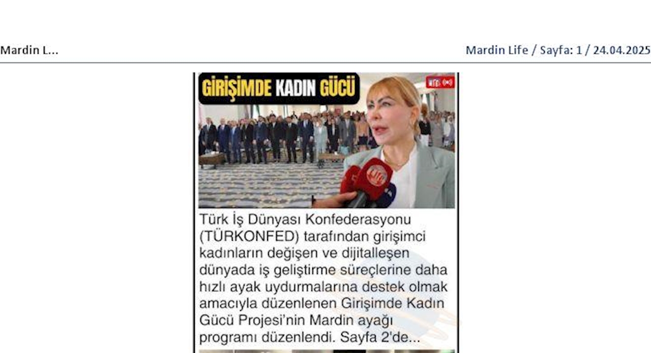 Girişimde Kadin Gucu 22 Nisan 2025 Mardin - 8