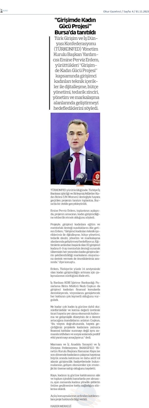 Girişimde Kadin Gucu 31 Ekim 2023 Bursa - 12