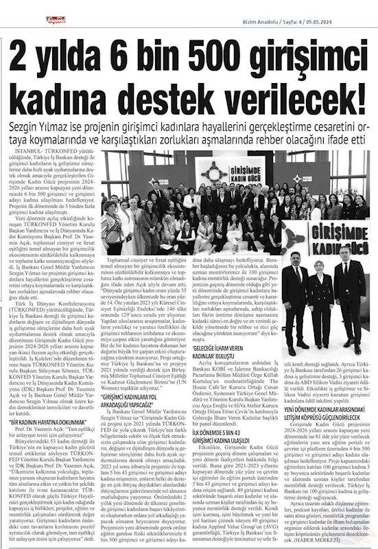 Girişimde Kadin Gucu 2024 Lansmani 30 Nisan 2024 Istanbul - 10