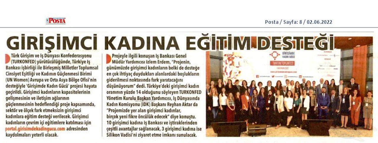 Girişimde Kadin Gucu Projesi Tanitim Toplantısı 1 Haziran 2022 Istanbul - 4