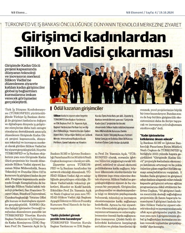 Girişimde Kadin Gucu Silikon Vadisi Ziyareti 5 Ekim 2024 Abd - 5