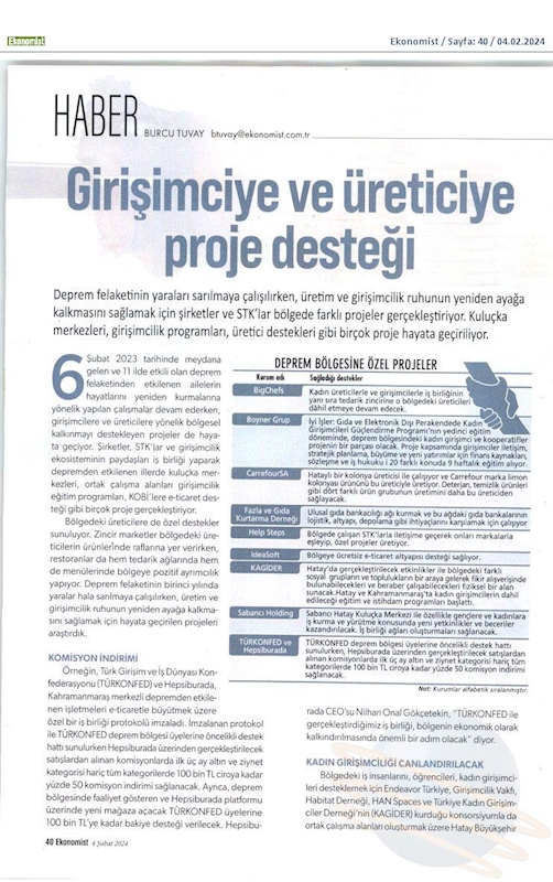 Hepsiburada Ve TÜRKONFED Deprem Bolgesi İşbirliği Protokolu - 4