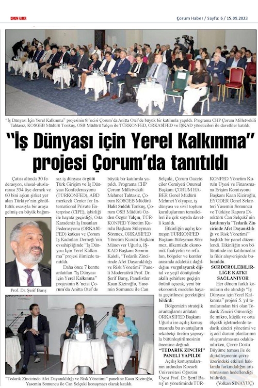 Is Dunyasi Icin Yerel Kalkinma Egitimi 2023 - 9
