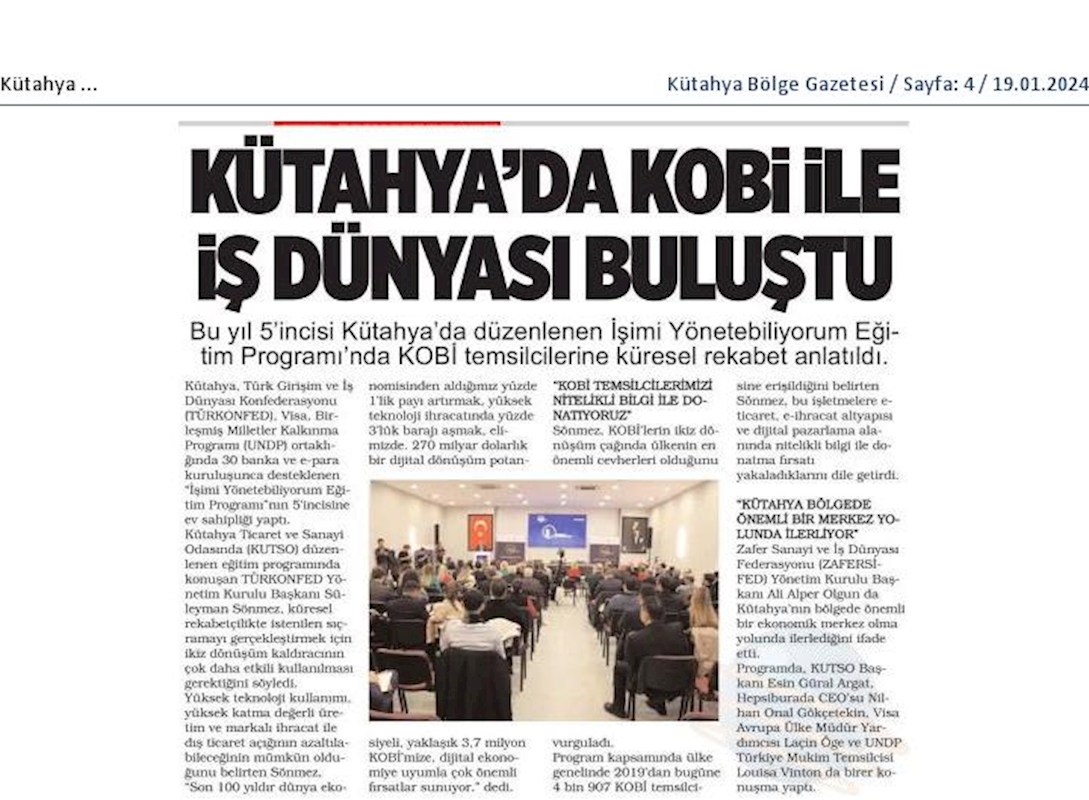 Isimi Yonetebiliyorum Egitimi 11 Ocak 2024 Kutahya - 18