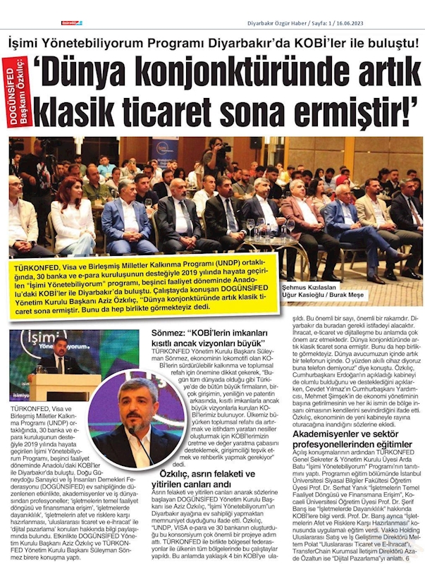 Isimi Yonetebiliyorum Egitimi 15 Haziran 2023 Diyarbakir - 1