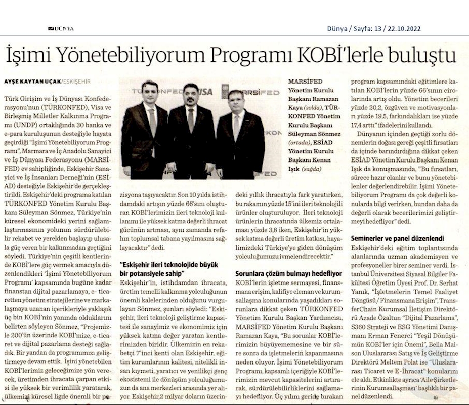 Isimi Yonetebiliyorum Egitimi 20 Ekim 2022 Eskisehir - 14