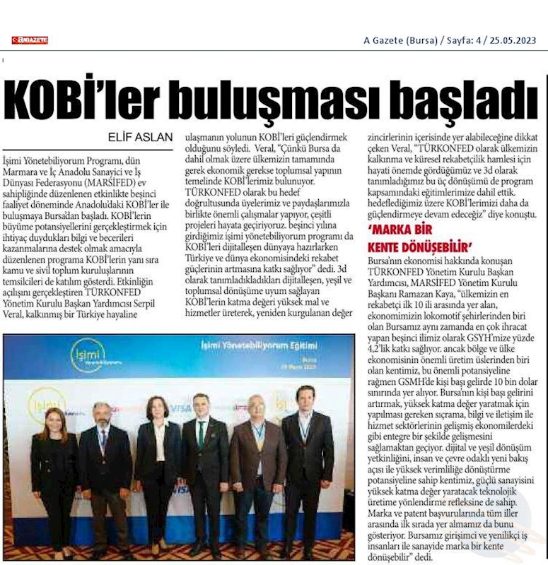 Isimi Yonetebiliyorum Egitimi 24 Mayis 2023 Bursa - 5