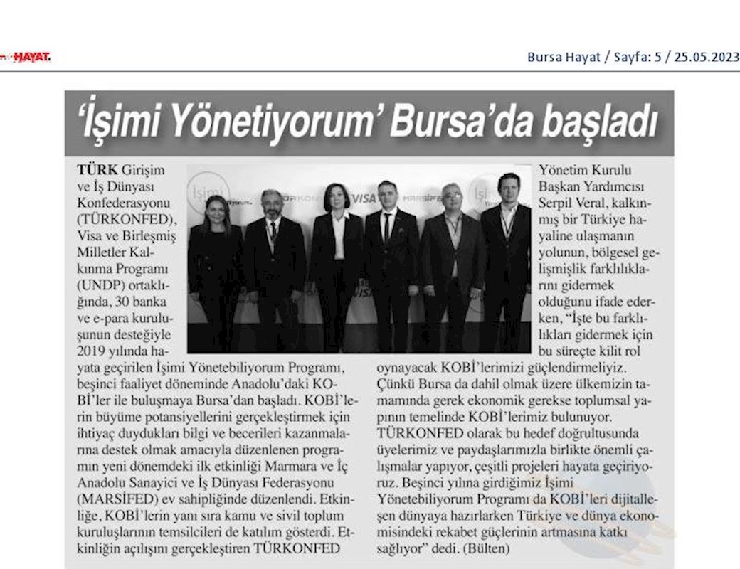 Isimi Yonetebiliyorum Egitimi 24 Mayis 2023 Bursa - 20