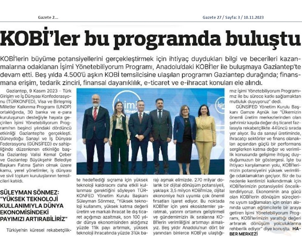 Isimi Yonetebiliyorum Egitimi 9 Kasim 2023 Gaziantep - 10