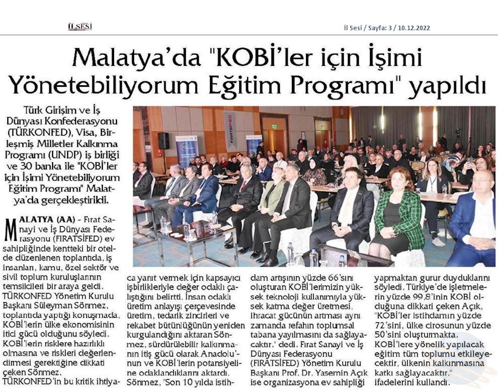 Isimi Yonetebiliyorum Egitimi 8 Aralik 2022 Malatya - 5