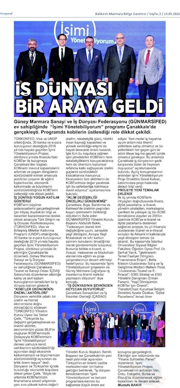 Isimi Yonetebiliyorum Projesi 12 Mayis 2022 Canakkale - 12