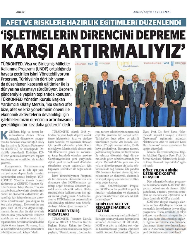 Isimi Yonetebiliyorum Projesi 17 Mart 2023 Denizli - 3