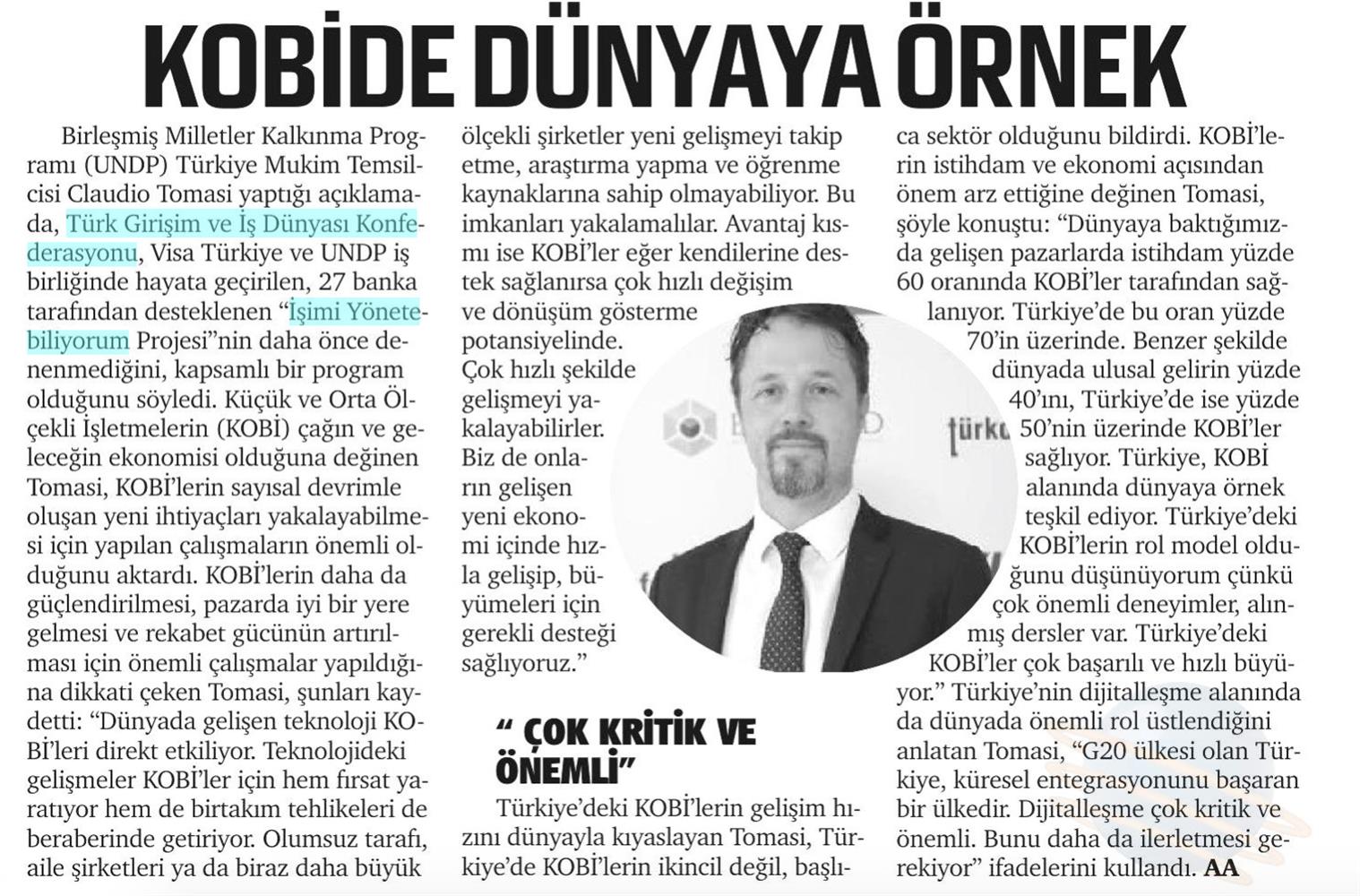 Isimi Yonetebiliyorum Projesi Medya Yansimalari 13 Eylul 2019 Antalya - 1
