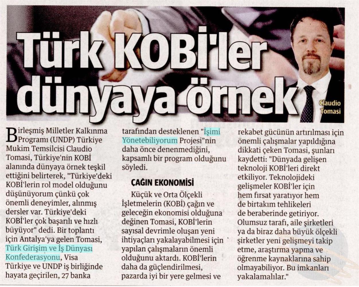 Isimi Yonetebiliyorum Projesi Medya Yansimalari 13 Eylul 2019 Antalya - 7
