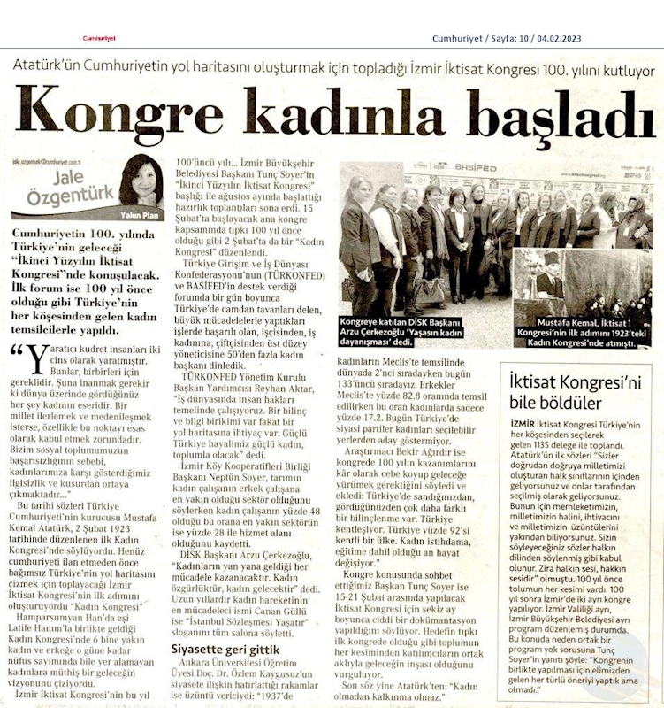 Izmir Kadin Kongresi 2 Subat 2023 Izmir - 1