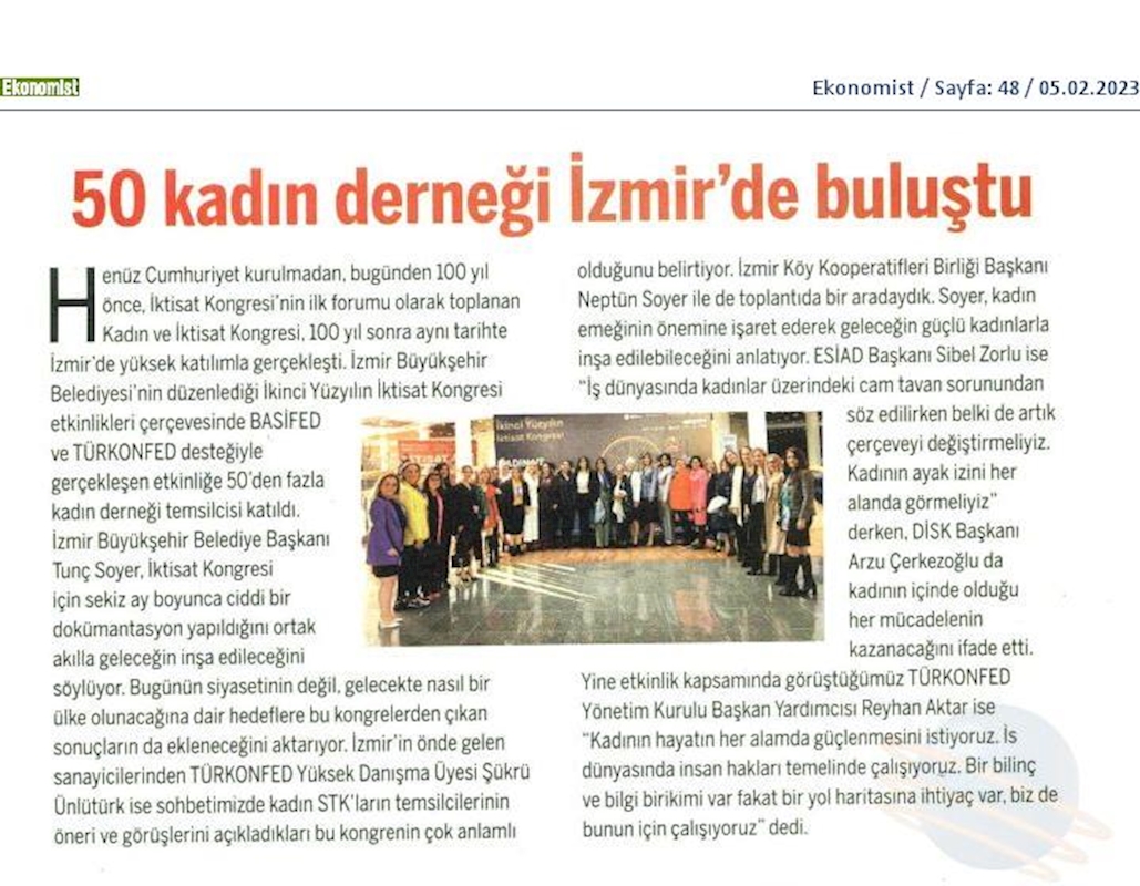 Izmir Kadin Kongresi 2 Subat 2023 Izmir - 3