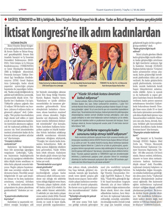 Izmir Kadin Kongresi 2 Subat 2023 Izmir - 12