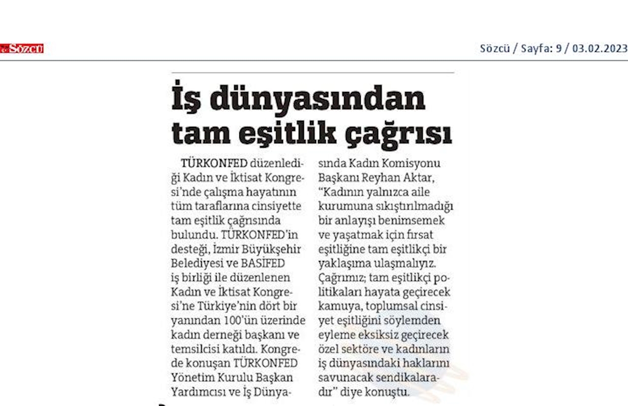 Izmir Kadin Kongresi 2 Subat 2023 Izmir - 14