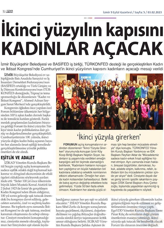 Izmir Kadin Kongresi 2 Subat 2023 Izmir - 16