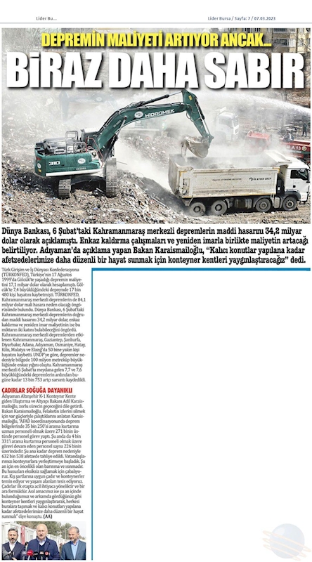 Kahramanmaras Depremi Afet Durum Raporu 13 Subat 2023 - 68