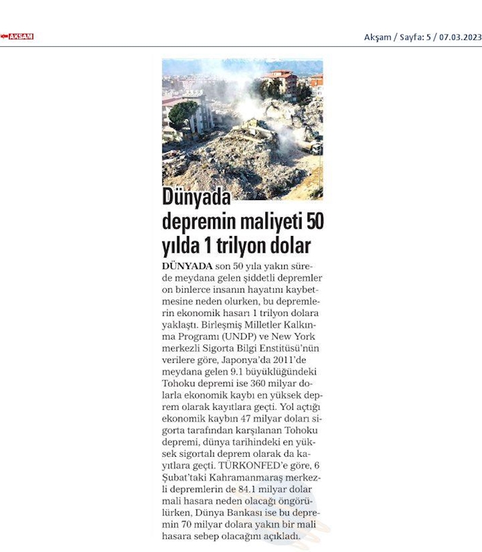Kahramanmaras Depremi Afet Durum Raporu 13 Subat 2023 - 139