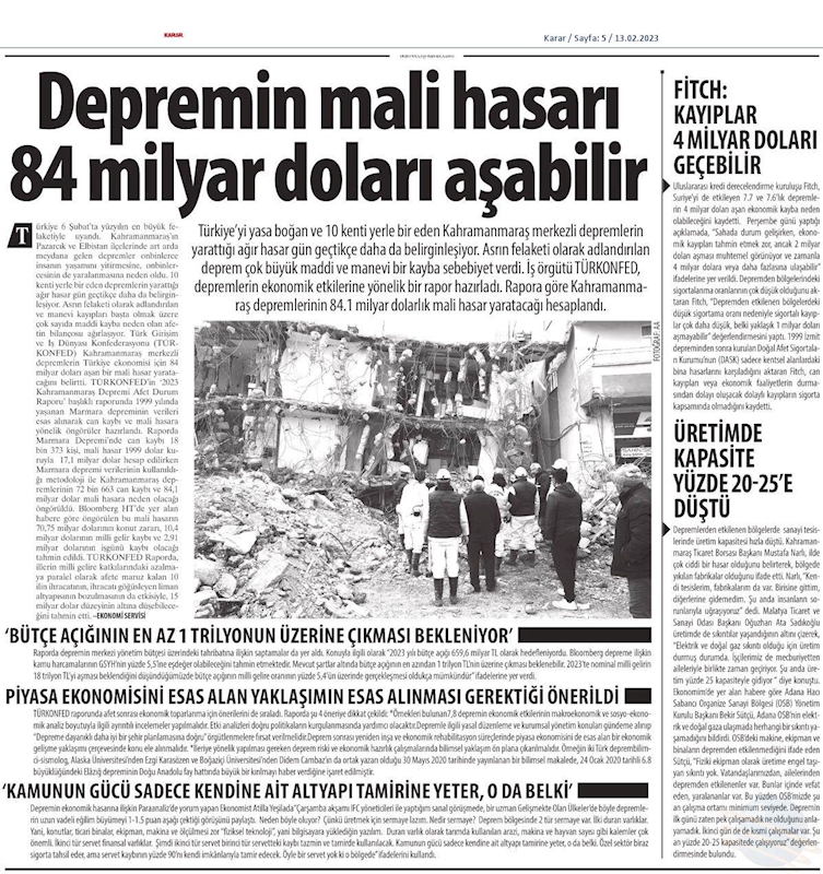 Kahramanmaras Depremi Afet Durum Raporu 13 Subat 2023 - 155