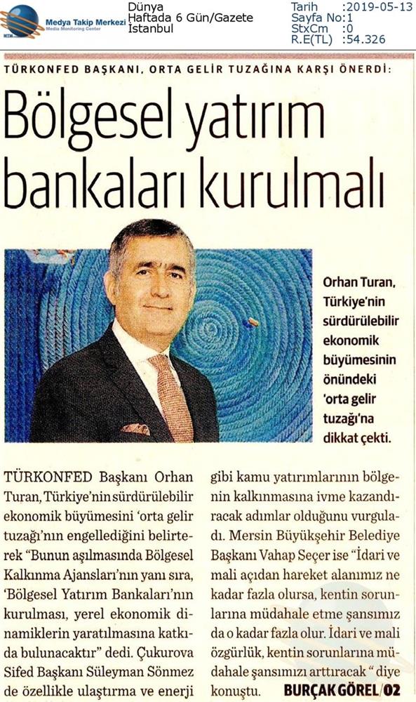 Kent Bolge Yerel Yönetimde Yeni Dinamikler Medya Yansimalari 10 Mayis Mersin - 8