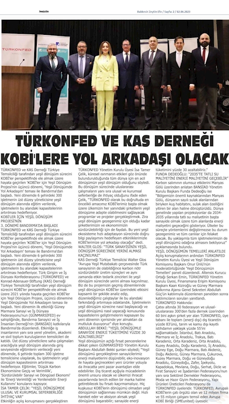 KOBİ'ler Icin Yesil Dönüşüm Yol Arkadasim Etkinligi 31 Mayis 2023 Bandirma - 13