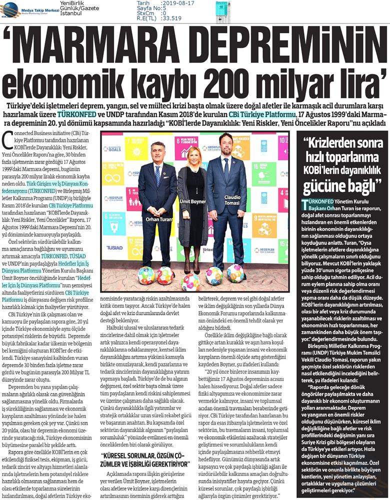 Kobilerde Dayaniklilik Yeni Riskler Yeni Oncelikler Raporu Medya Yansimalari 17 Agustos 2019 - 3
