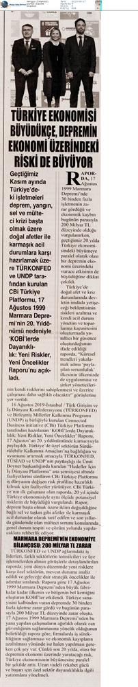 Kobilerde Dayaniklilik Yeni Riskler Yeni Oncelikler Raporu Medya Yansimalari 17 Agustos 2019 - 6