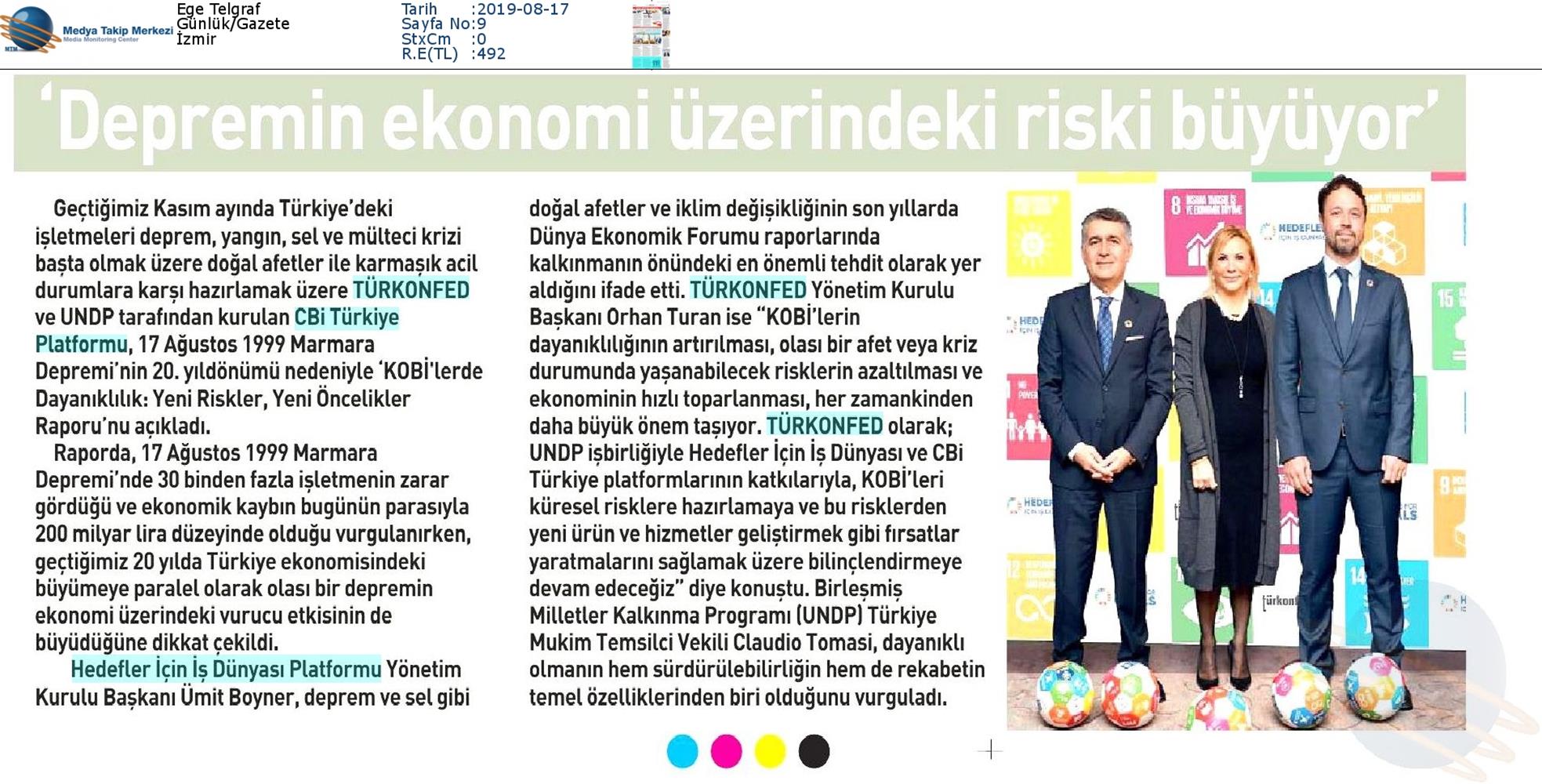 Kobilerde Dayaniklilik Yeni Riskler Yeni Oncelikler Raporu Medya Yansimalari 17 Agustos 2019 - 20