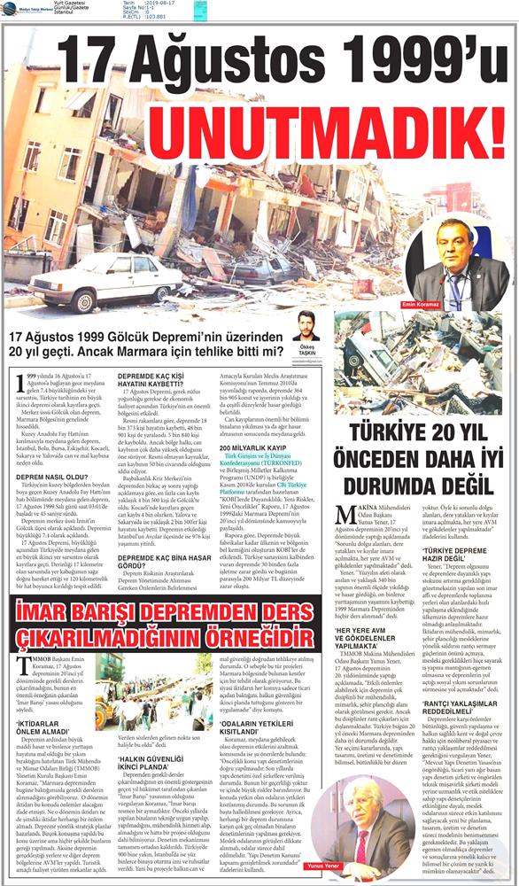 Kobilerde Dayaniklilik Yeni Riskler Yeni Oncelikler Raporu Medya Yansimalari 17 Agustos 2019 - 44
