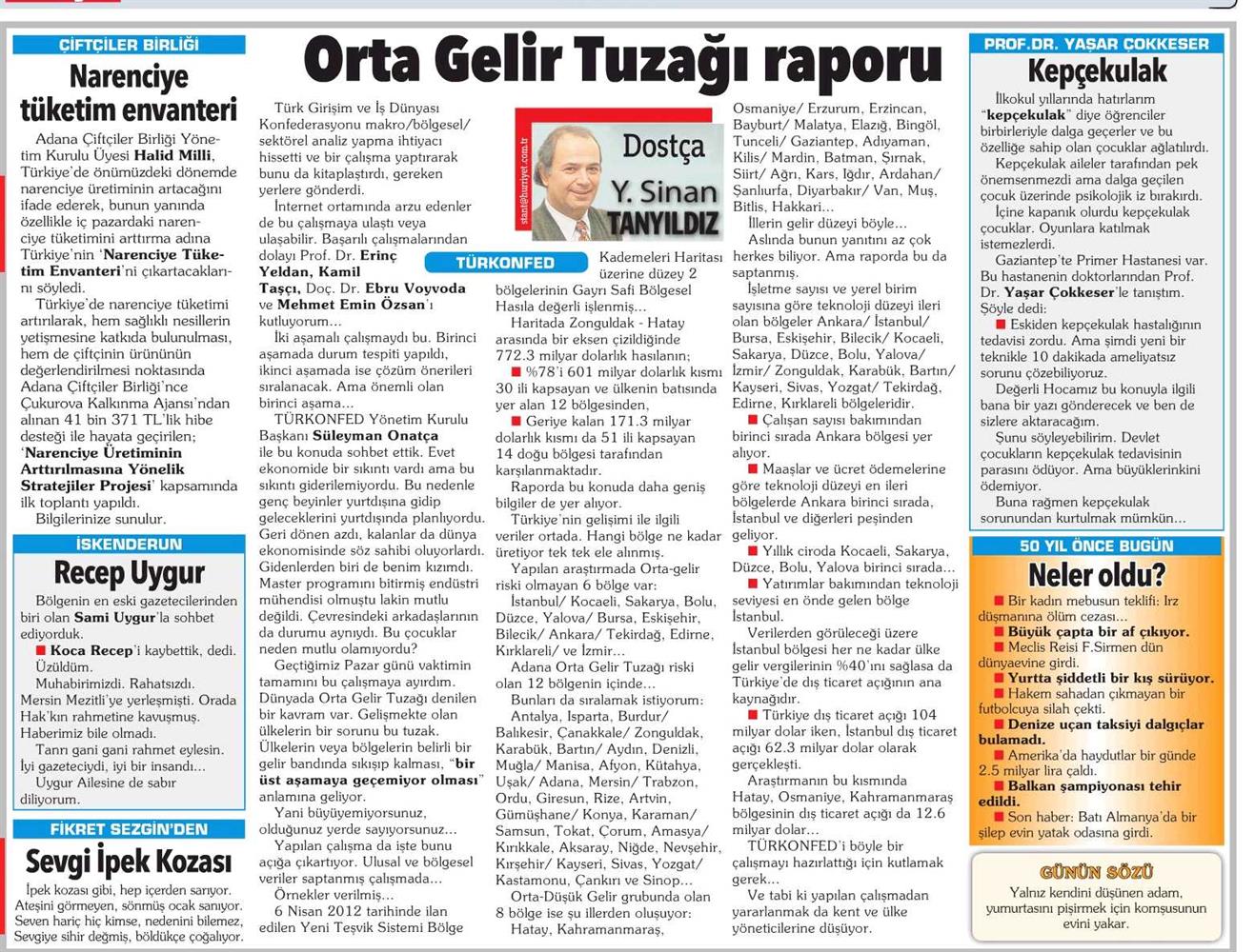 Orta Gelir Tuzagi Raporu - 12