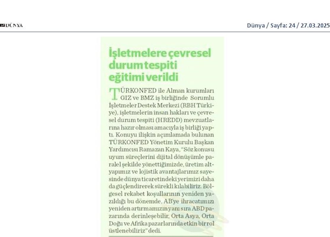 Sorumlu Isletmeler Destek Merkezi 25 Mart 2025 Kocaeli - 4