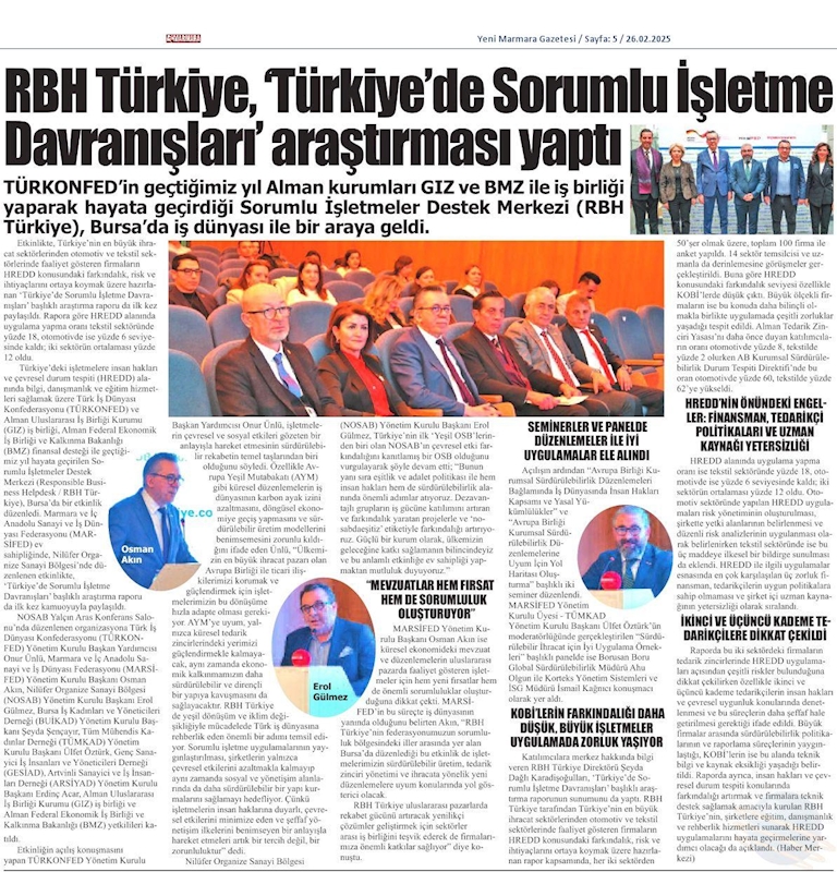 Sorumlu Isletmeler Destek Merkezi 26 Subat 2025 Bursa - 2