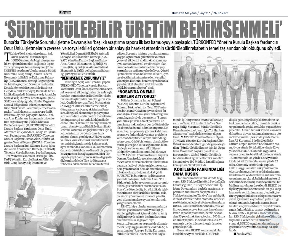 Sorumlu Isletmeler Destek Merkezi 26 Subat 2025 Bursa - 6