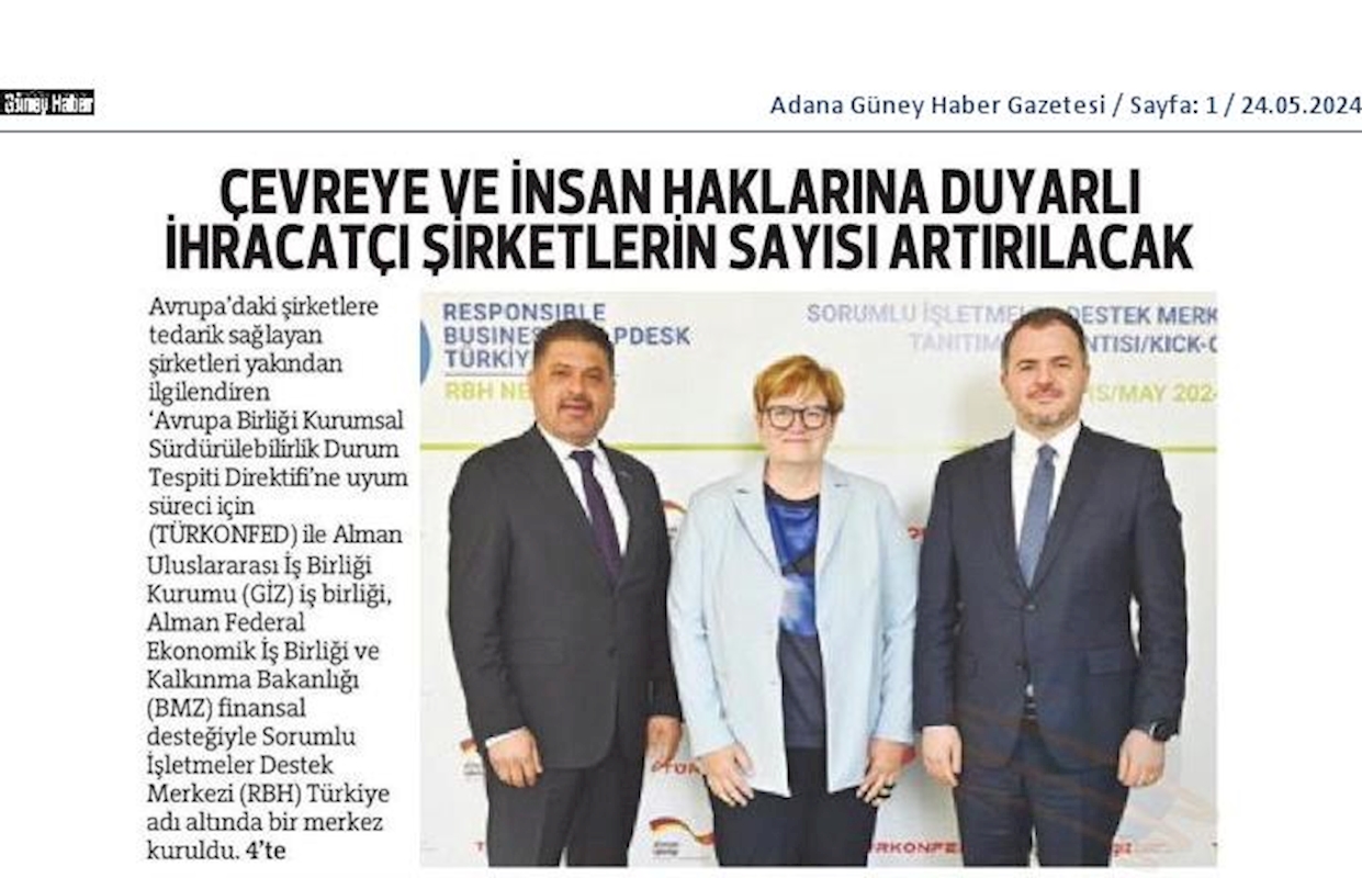 Sorumlu Isletmeler Destek Merkezi Türkiye Tanitim Toplantısı 22 Mayis 2024 Istanbul - 1