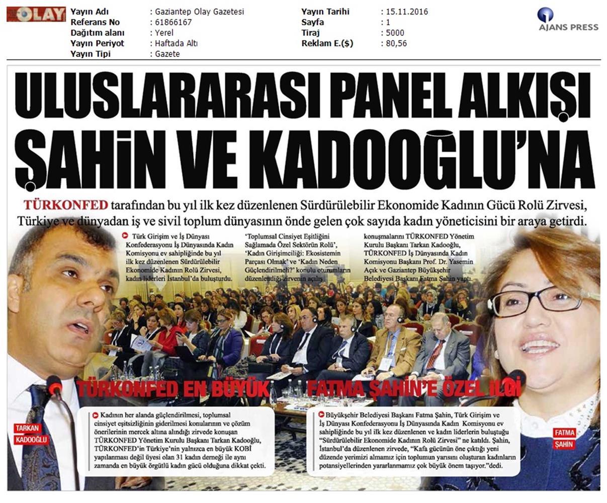Surdurulebilir Ekonomide Kadinin Rolu Zirvesi 14112016 - 29